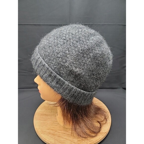 Womens Koru Wool, Possum Fur And Silk Knit Winter Hat Charchol Grey One Size - Picture 1 of 7